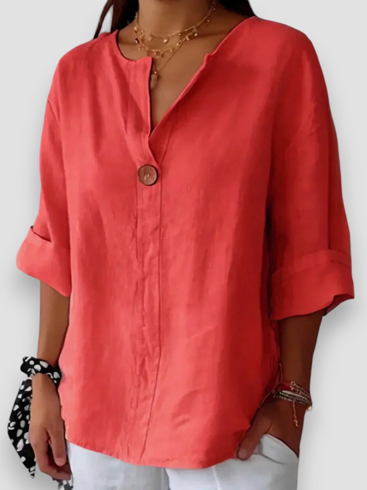 Vellania | Top casual a V elegante