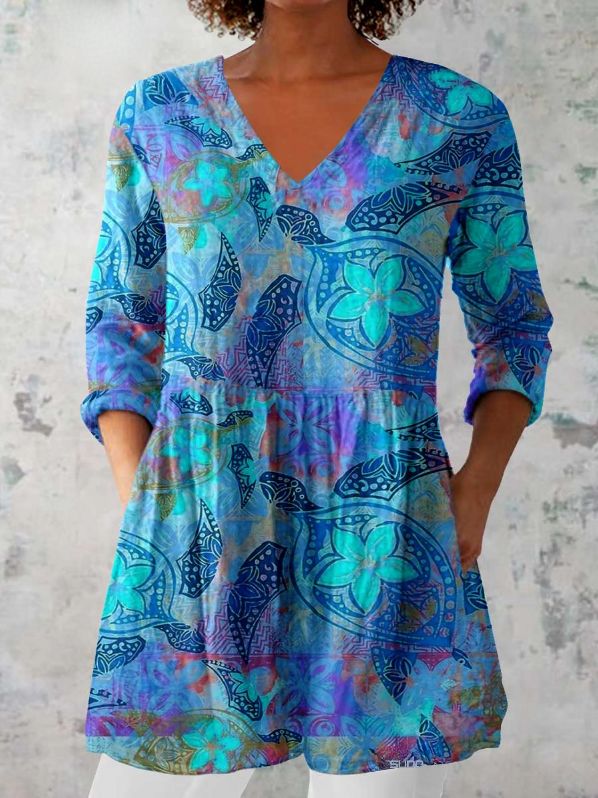 Juliette™ | Blusa Lunga con Scollo a V