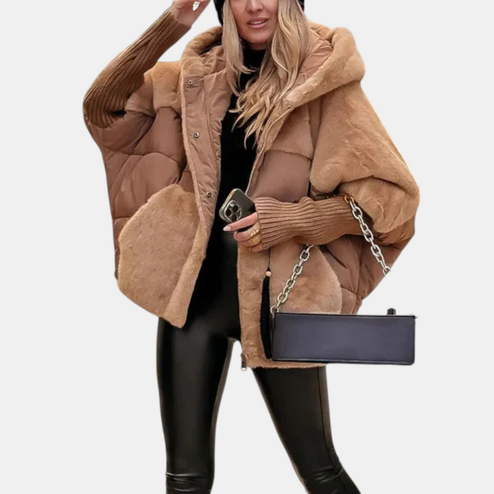 Asia™ | Giacca invernale avvolgente con eco pelliccia