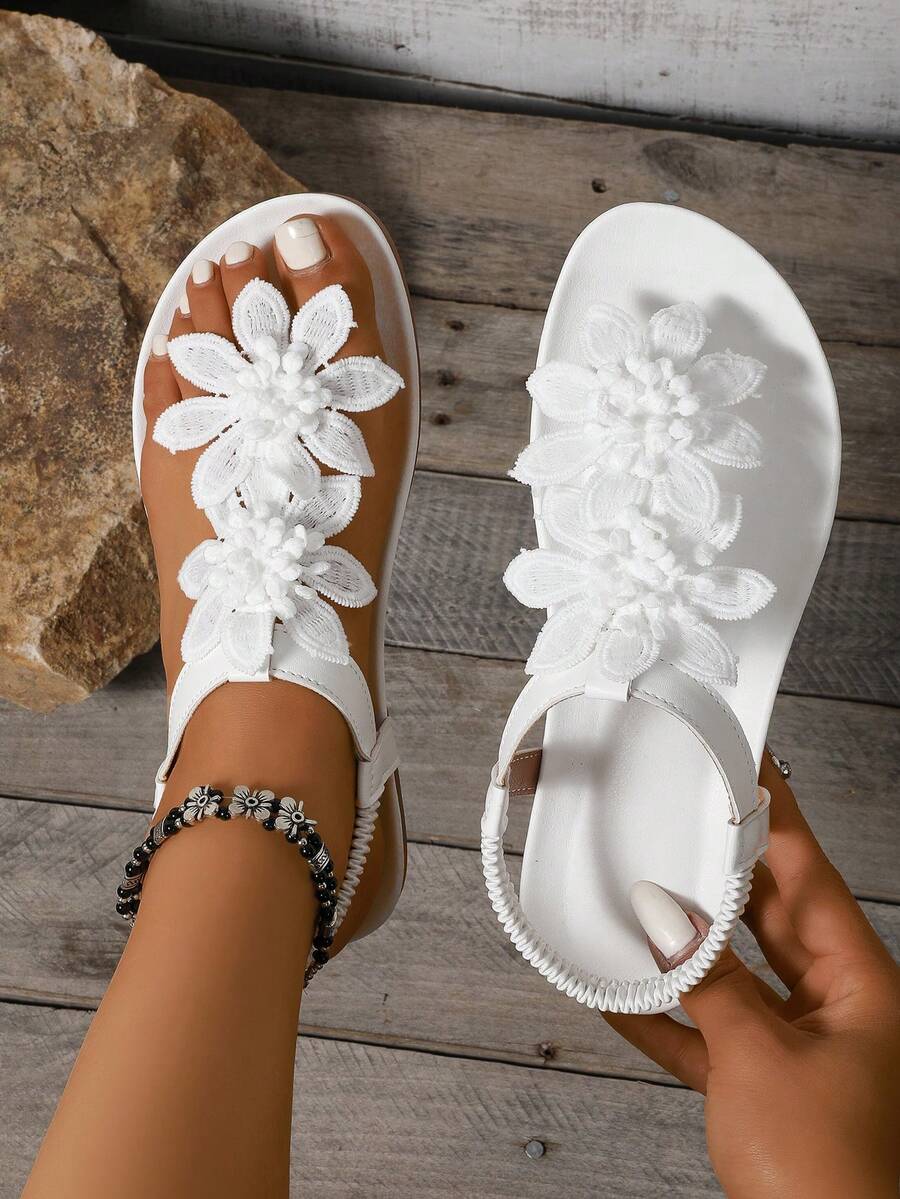 Flora™ | Sandali Floreali Eleganti