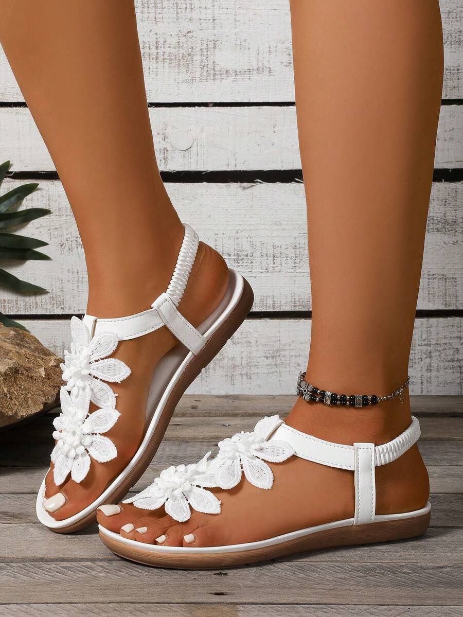 Flora™ | Sandali Floreali Eleganti