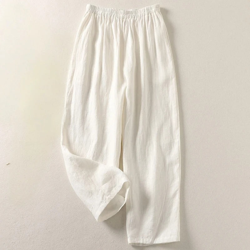 Giulia™ | Pantaloni Eleganti in Cotone e Lino