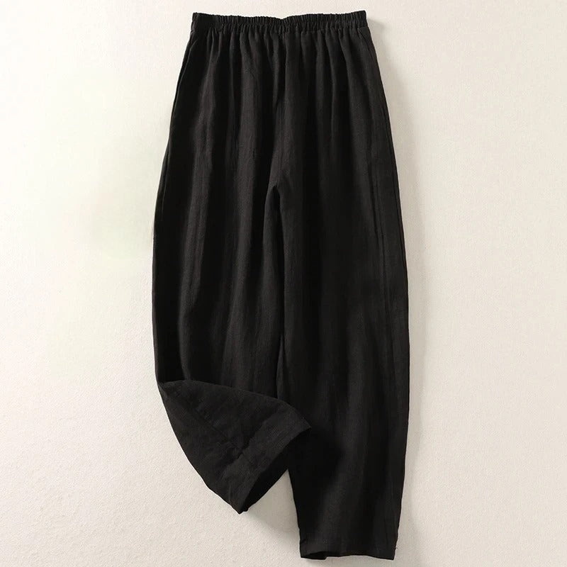 Giulia™ | Pantaloni Eleganti in Cotone e Lino