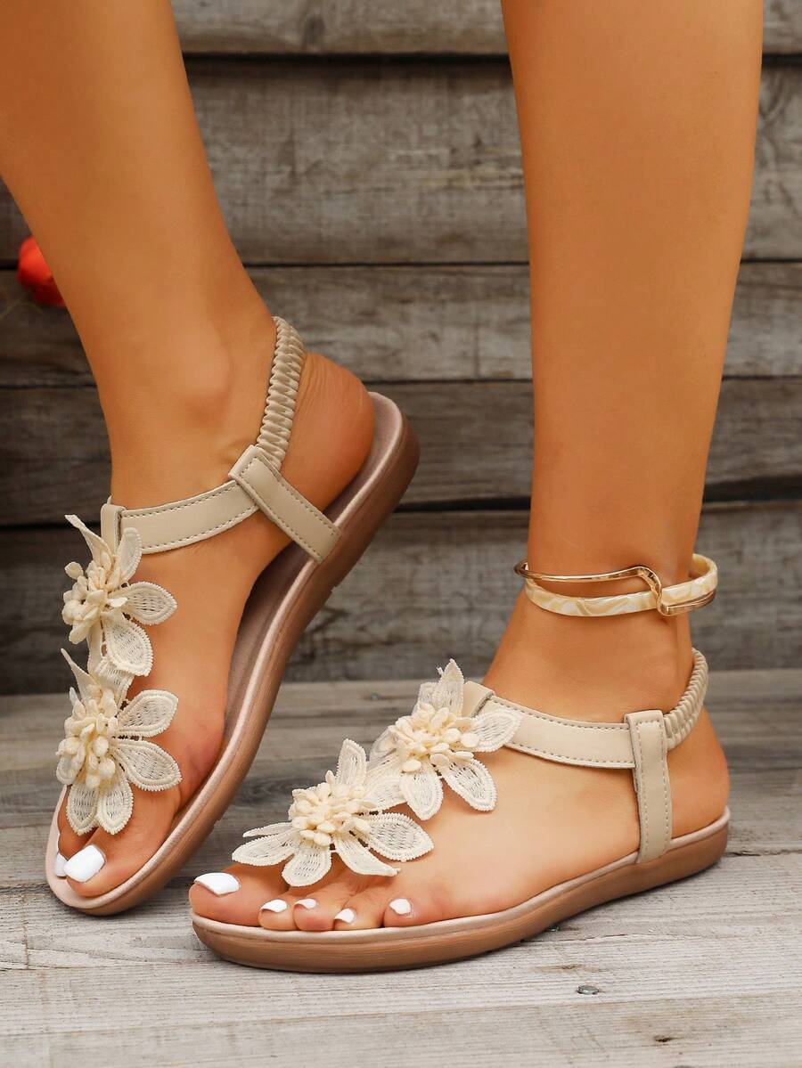 Flora™ | Sandali Floreali Eleganti