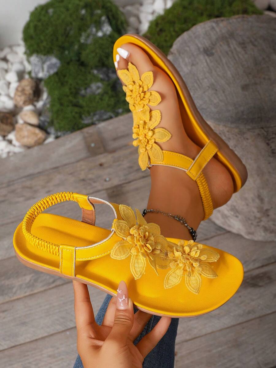 Flora™ | Sandali Floreali Eleganti
