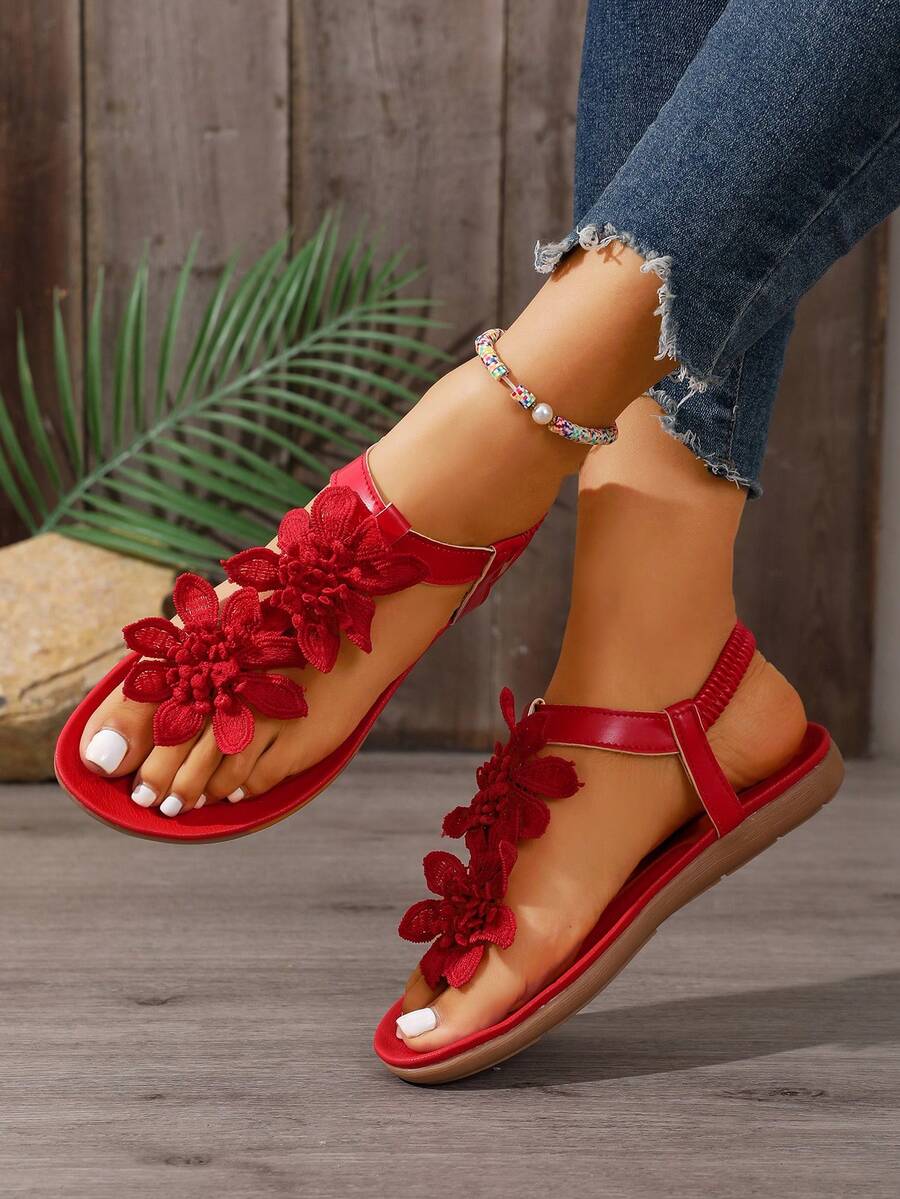 Flora™ | Sandali Floreali Eleganti