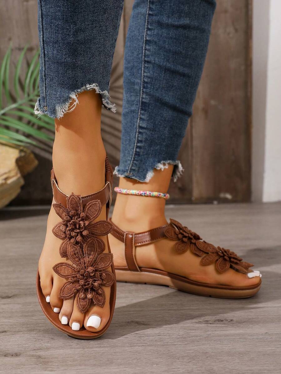 Flora™ | Sandali Floreali Eleganti