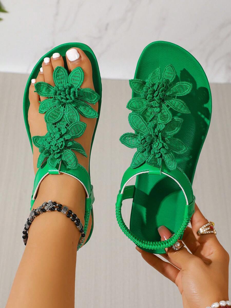 Flora™ | Sandali Floreali Eleganti