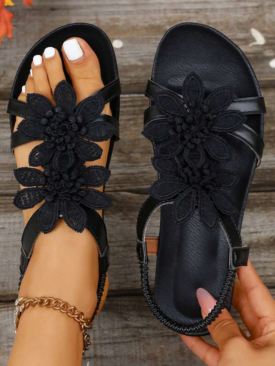 Flora™ | Sandali Floreali Eleganti