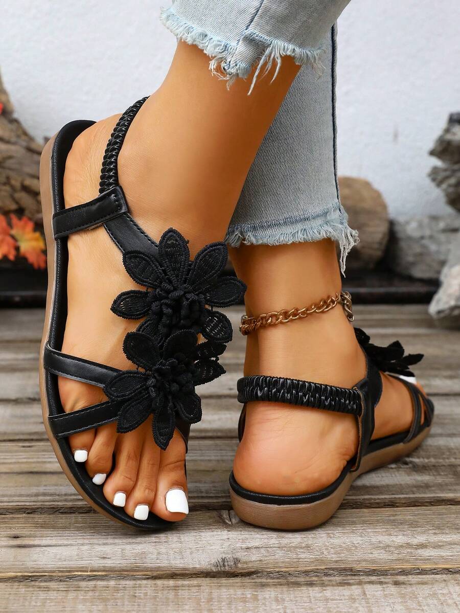 Flora™ | Sandali Floreali Eleganti