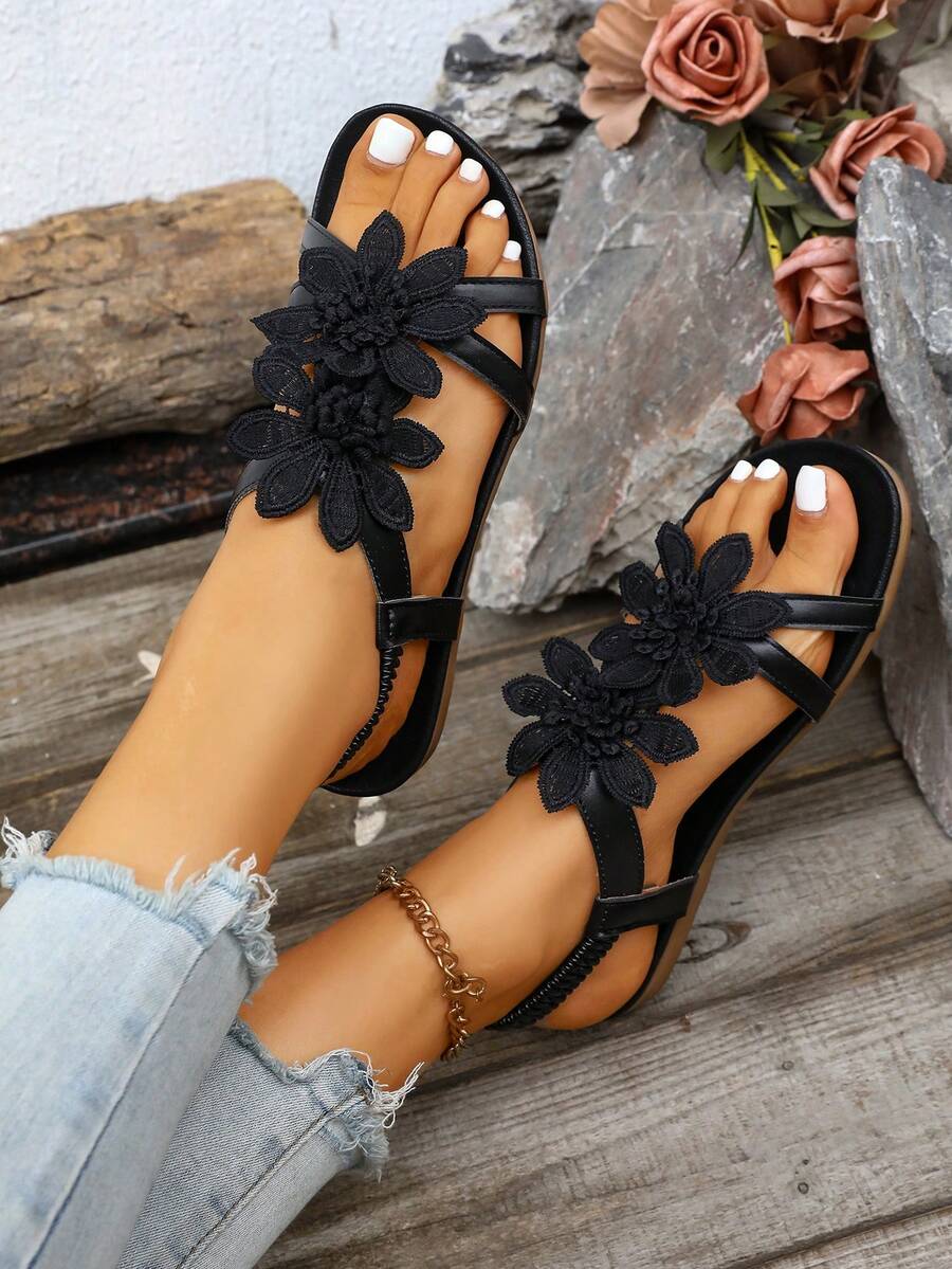 Flora™ | Sandali Floreali Eleganti