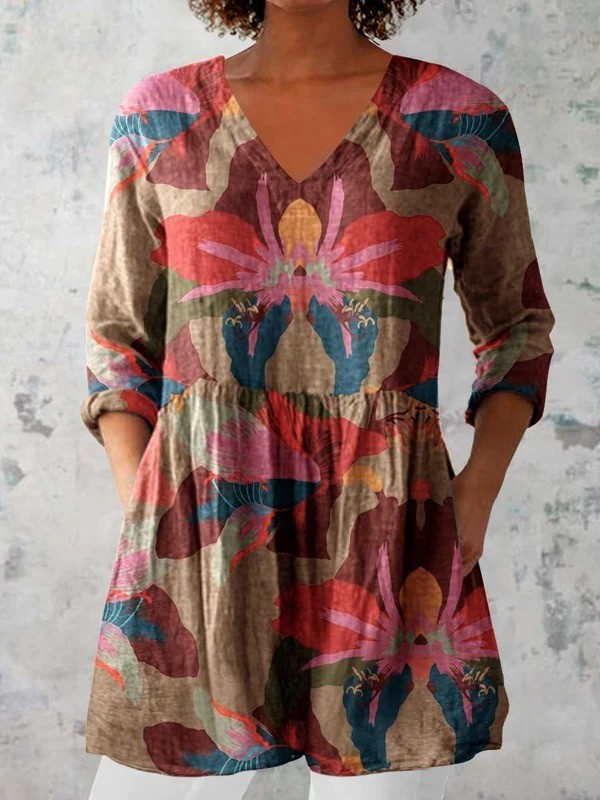 Sarah™ | Blusa Fantasia con Scollo a V