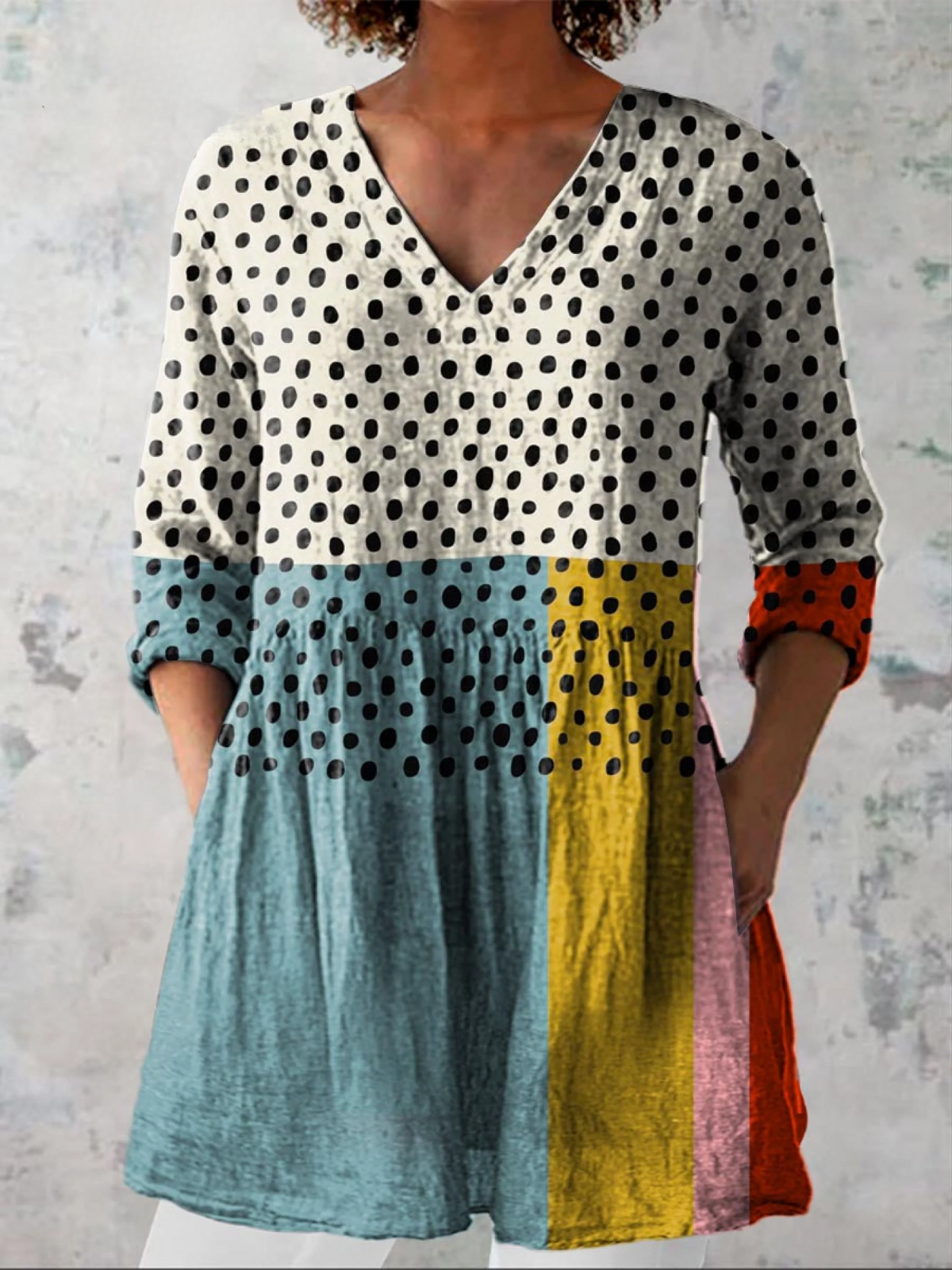 Valerie™ | Blusa Lunga con Scollo a V