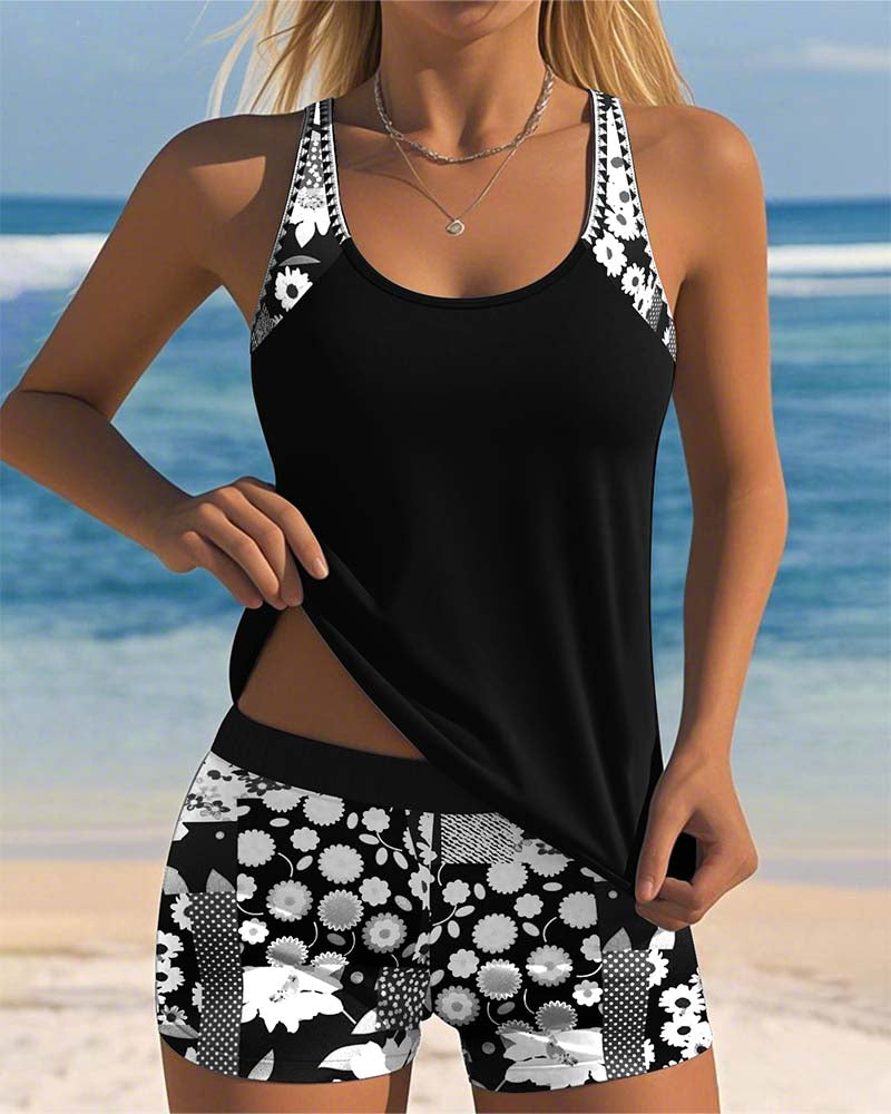 Bloom™ | Set Tankini Due Pezzi Elegante