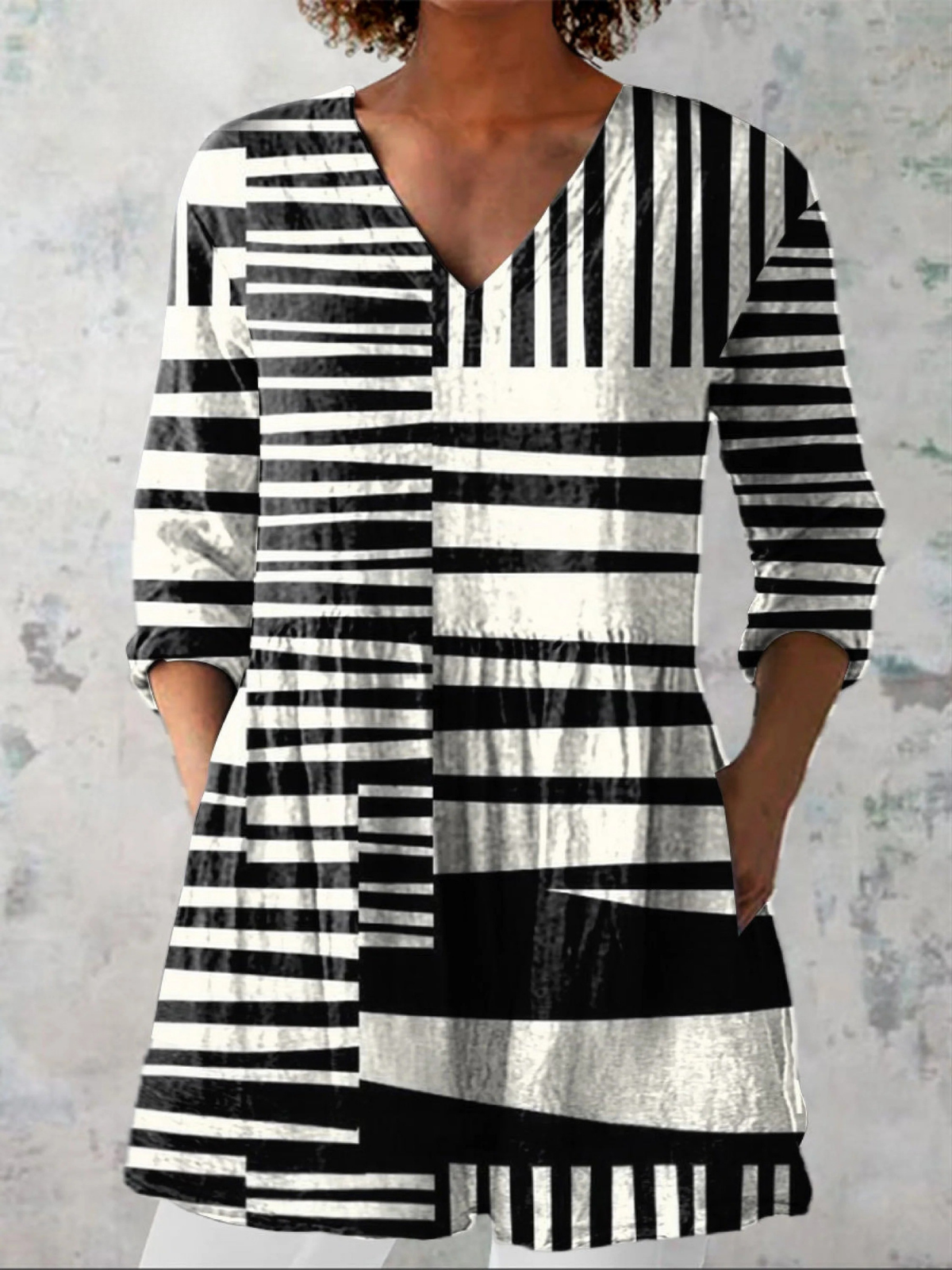 Sophie™ | Blusa Lunga con Scollo a V