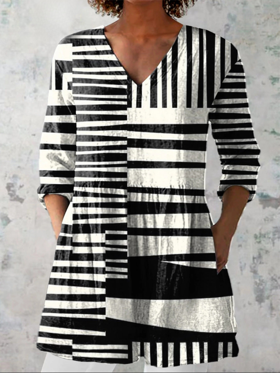 Sophie™ | Blusa Lunga con Scollo a V