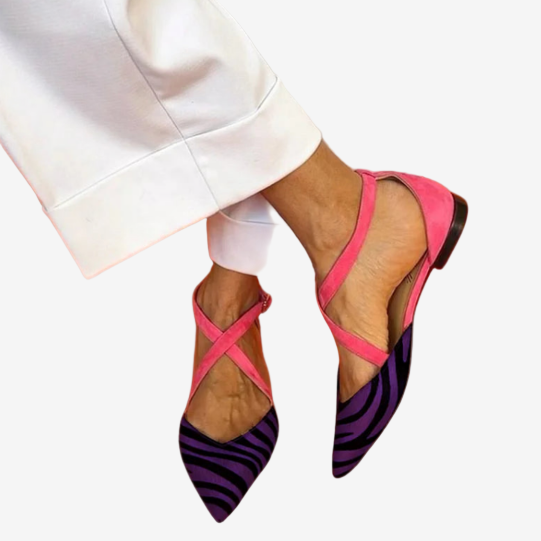 Mirelle™ Ballerine zebrate