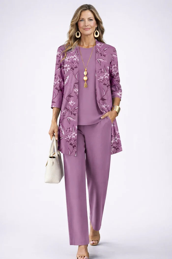 Elena™ | Completo Elegante Tre Pezzi Classico
