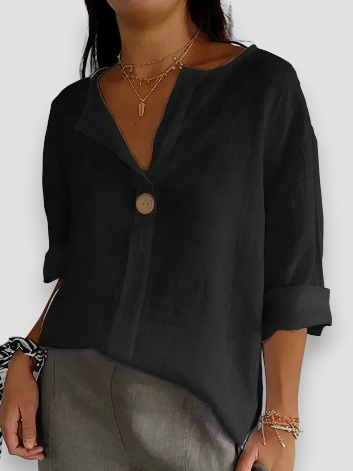 Vellania | Top casual a V elegante