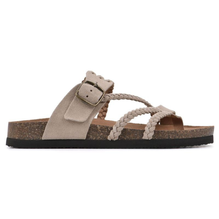 Sandali Serena™ l Intrecciati con Plantare Effetto Sughero