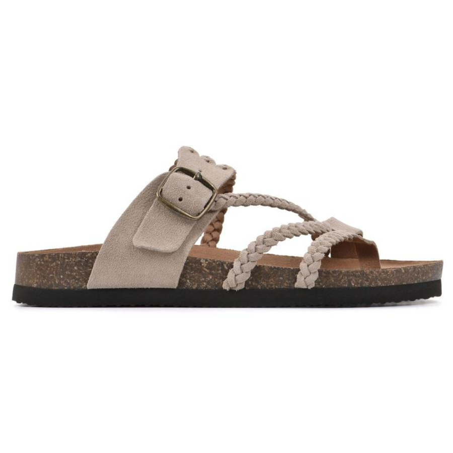 Sandali Serena™ l Intrecciati con Plantare Effetto Sughero