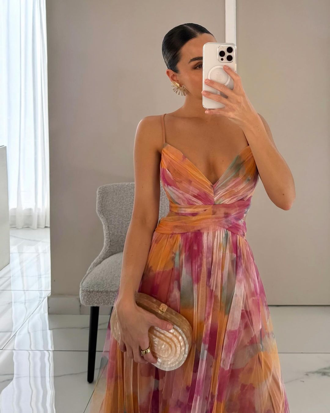 Abito Maxi Eleganza Floreale