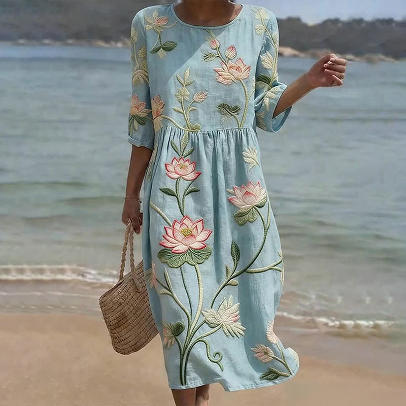 Lavinia™ | Abito Lungo Floreale