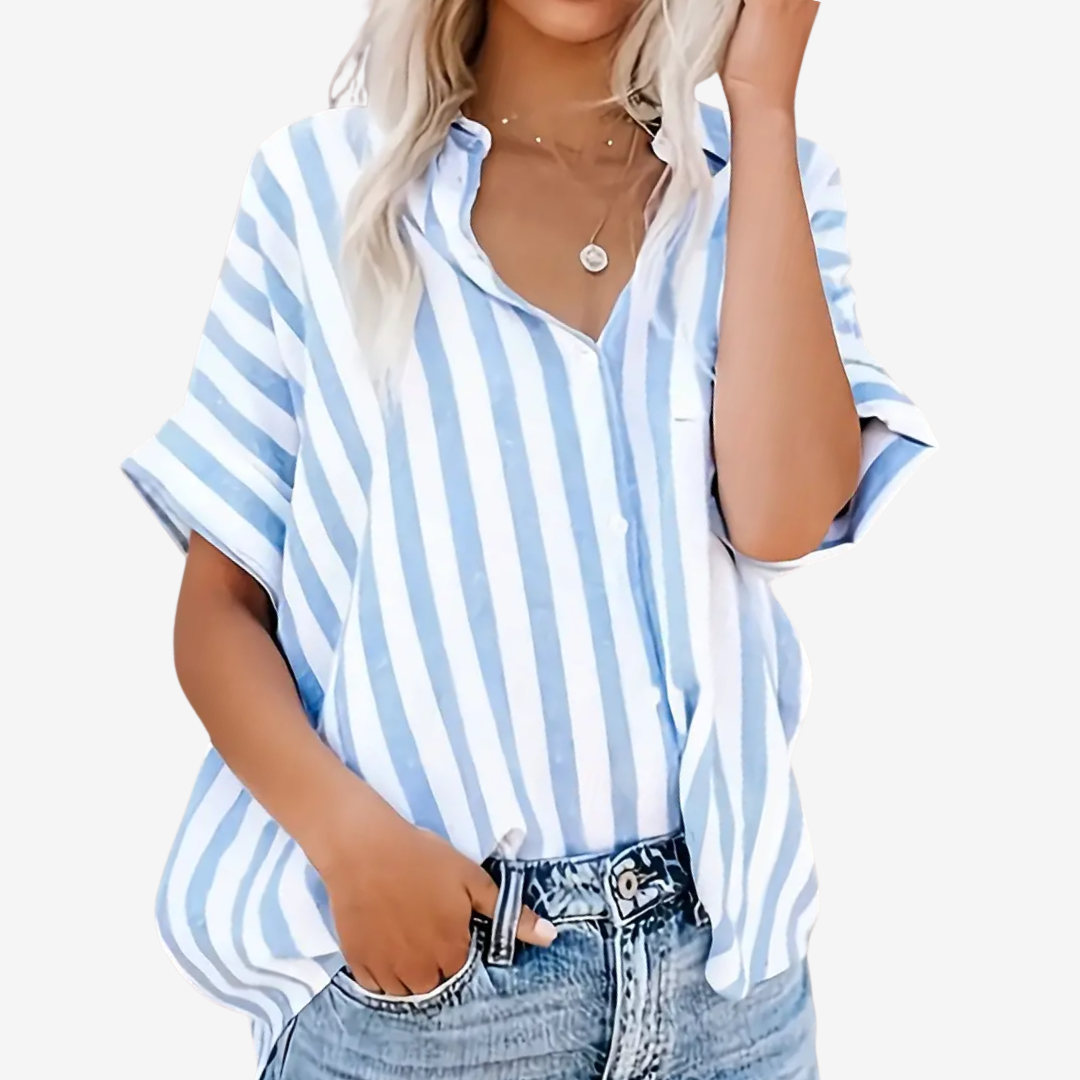 Iselise™ camicetta a righe