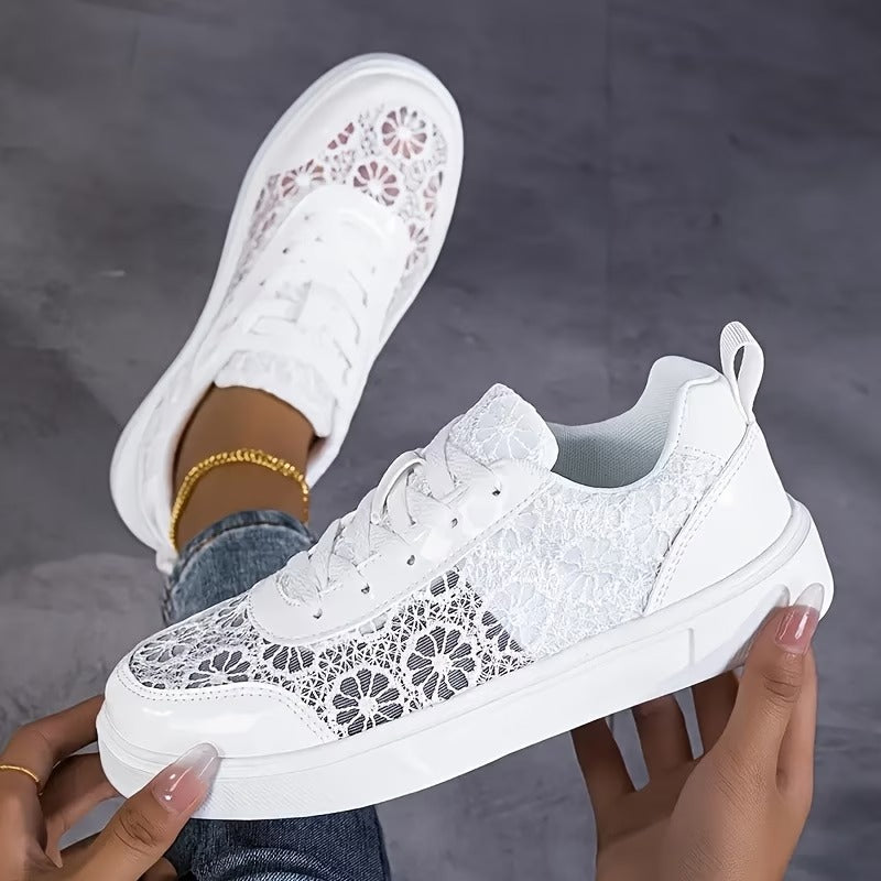 Serena™ | Sneakers in Pizzo Floreale