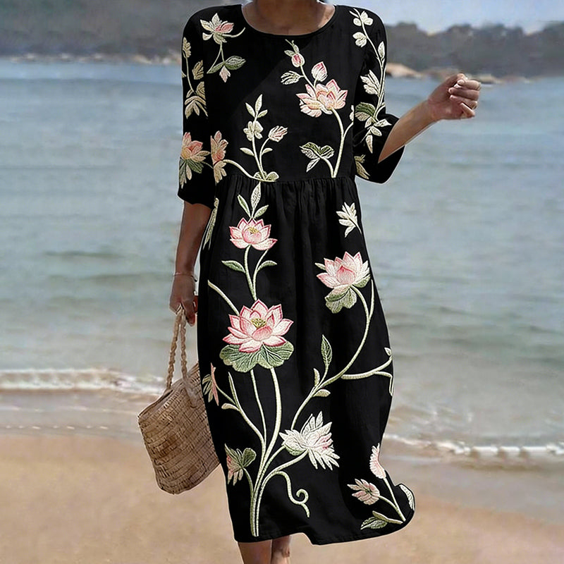 Lavinia™ | Abito Lungo Floreale