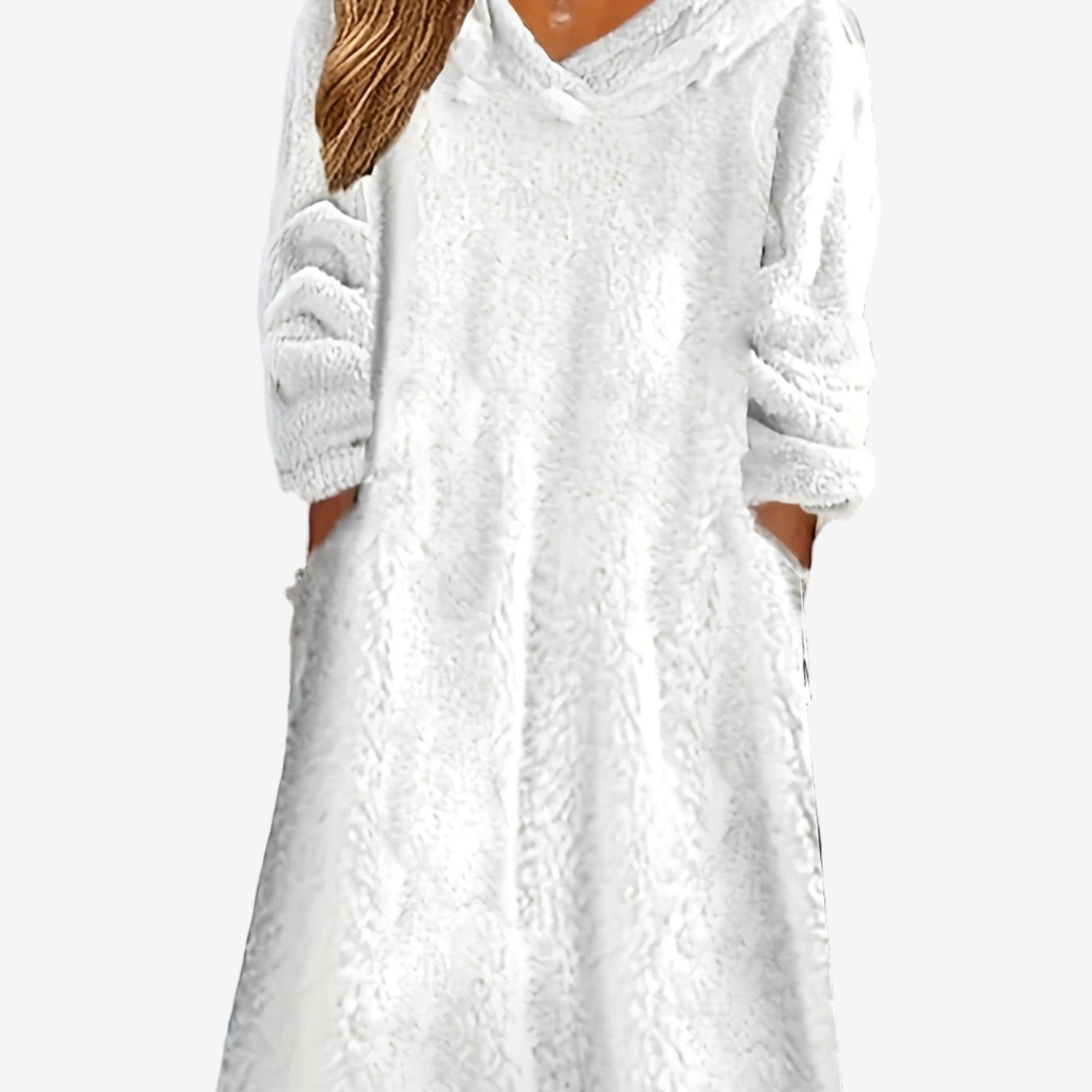 Layla™ Abito in maglia con cappuccio