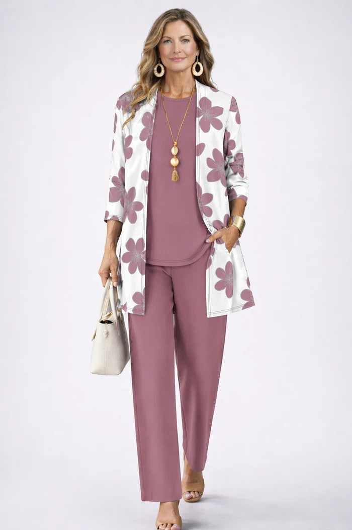 Elena™ | Completo Elegante Tre Pezzi Classico