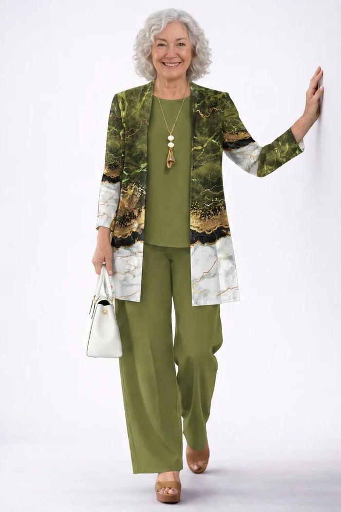 Elena™ | Completo Elegante Tre Pezzi Classico