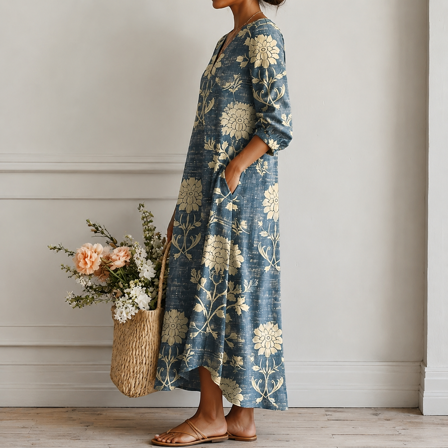 Bianca™ | Abito Lungo Floreale Boho