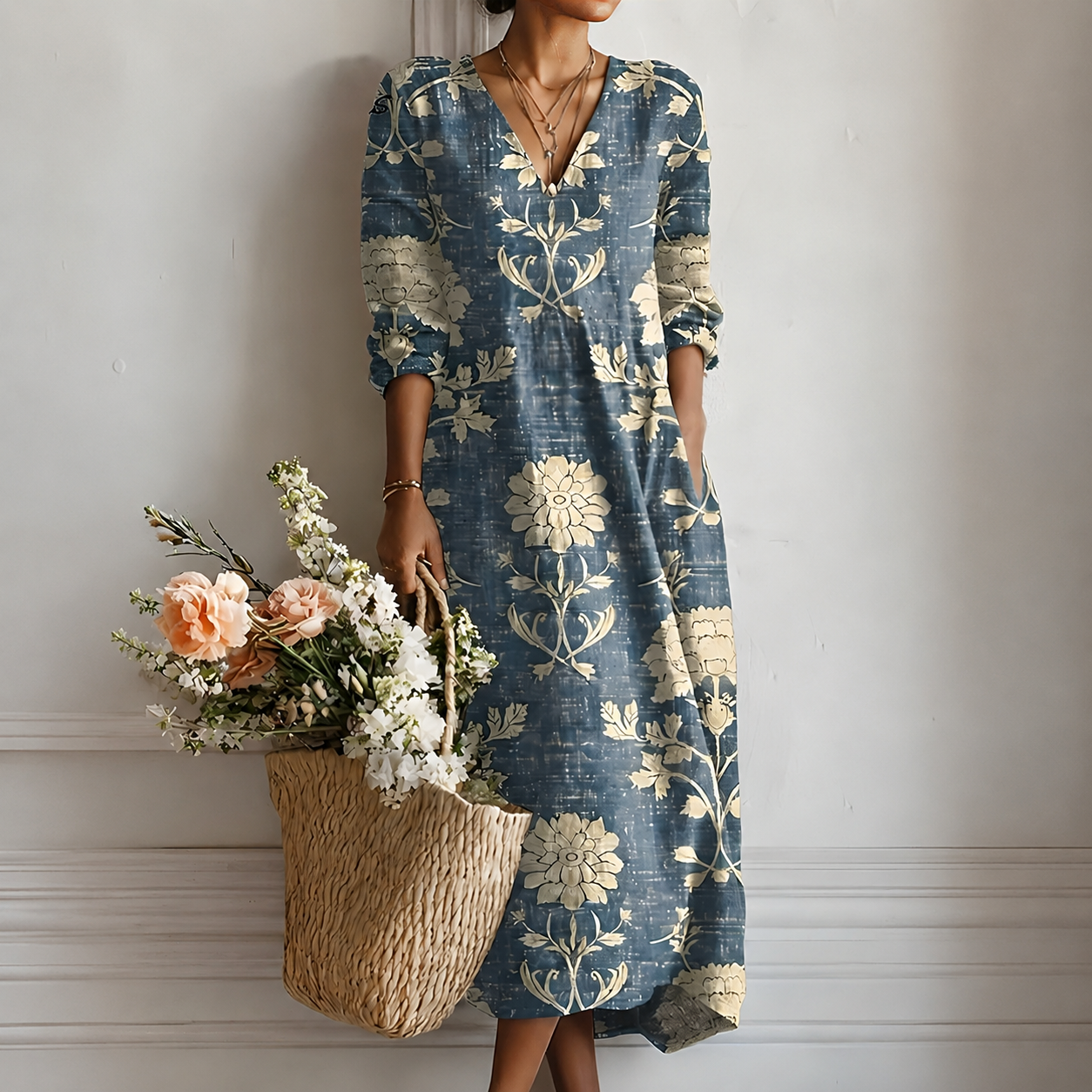 Bianca™ | Abito Lungo Floreale Boho