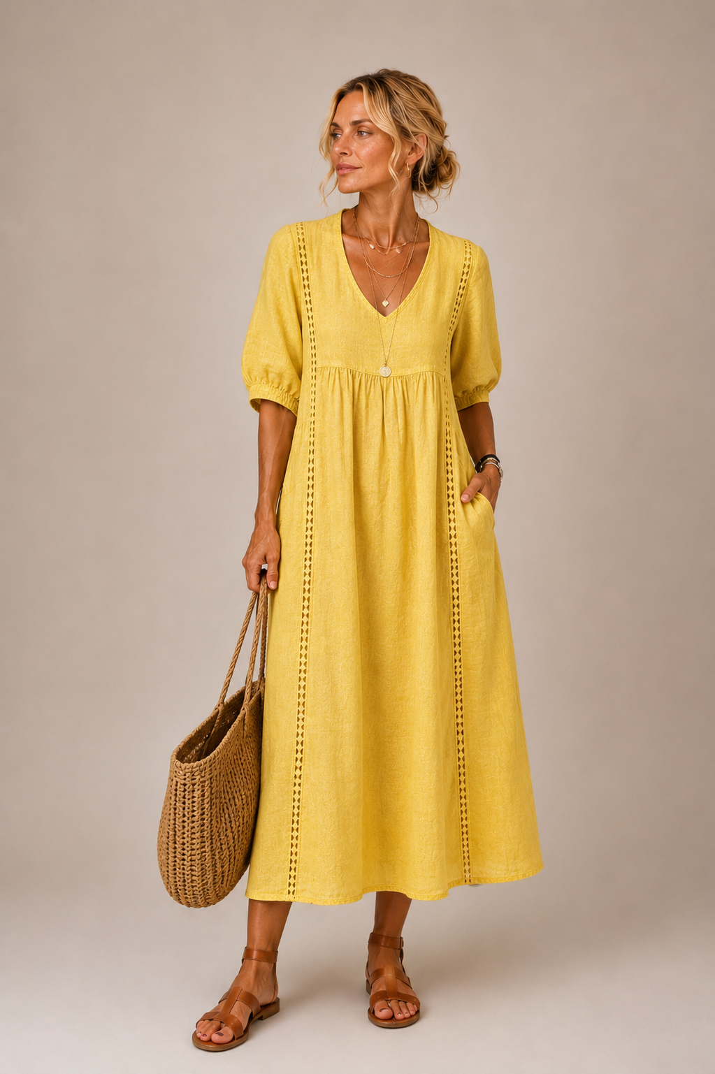Giada™ | Abito Midi Elegante