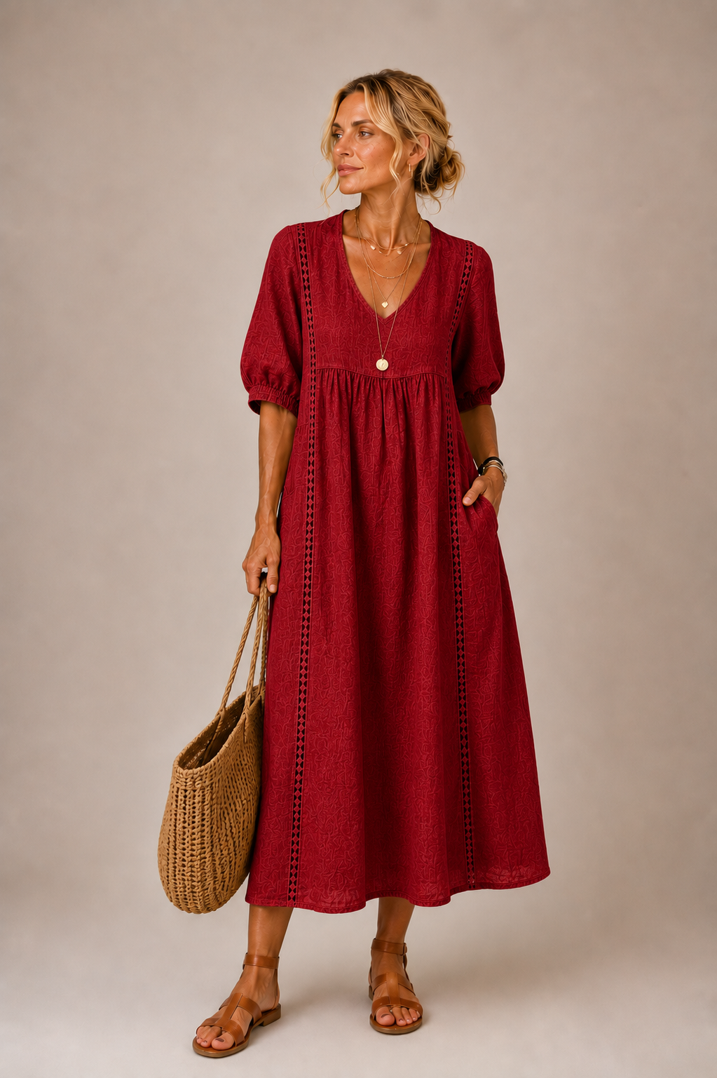 Giada™ | Abito Midi Elegante