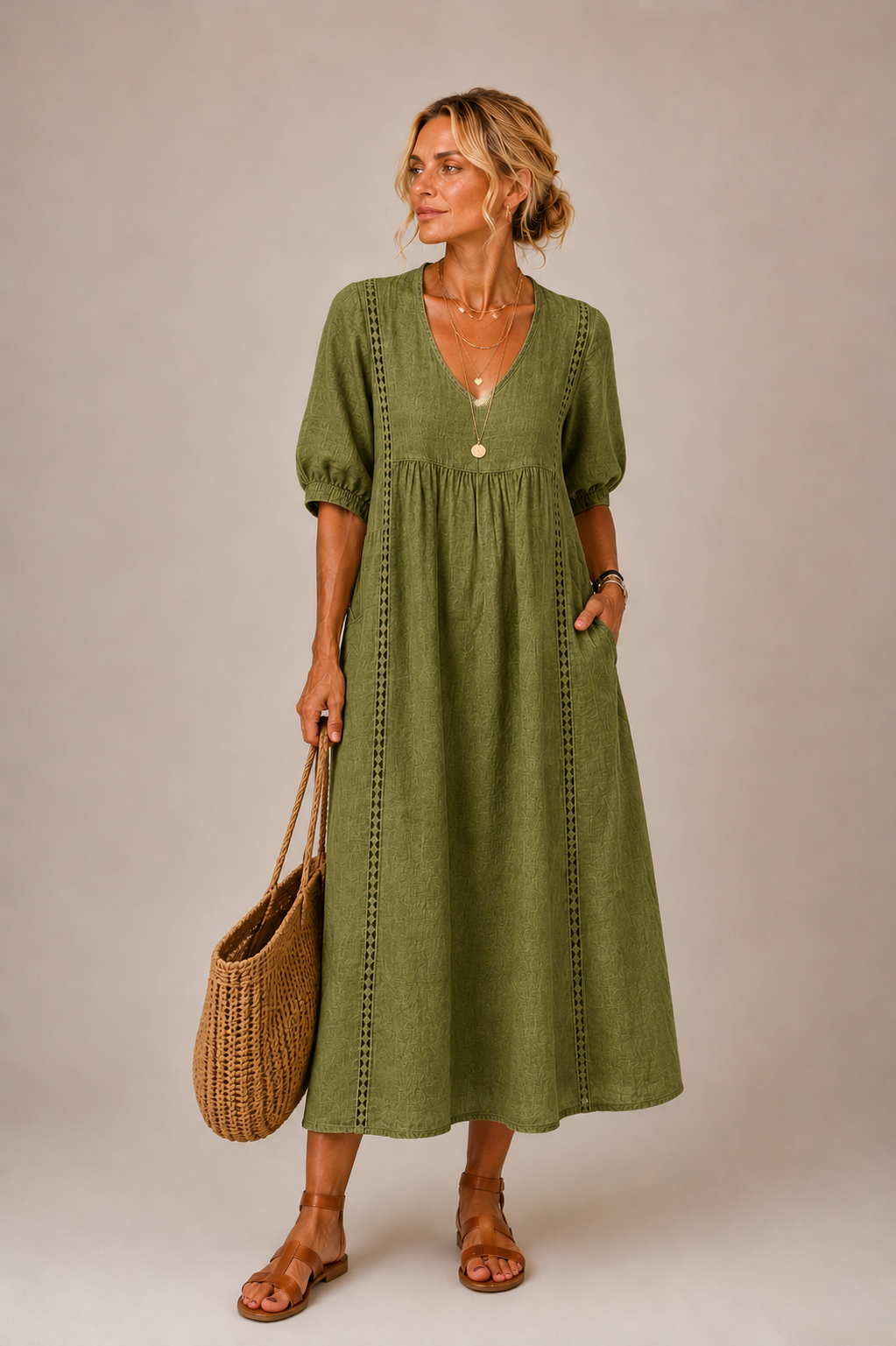 Giada™ | Abito Midi Elegante