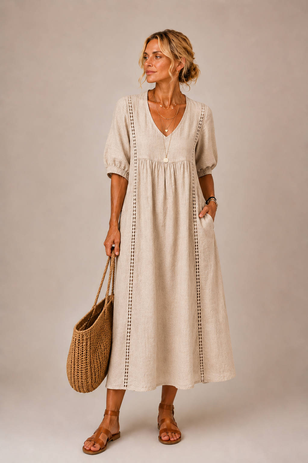 Giada™ | Abito Midi Elegante