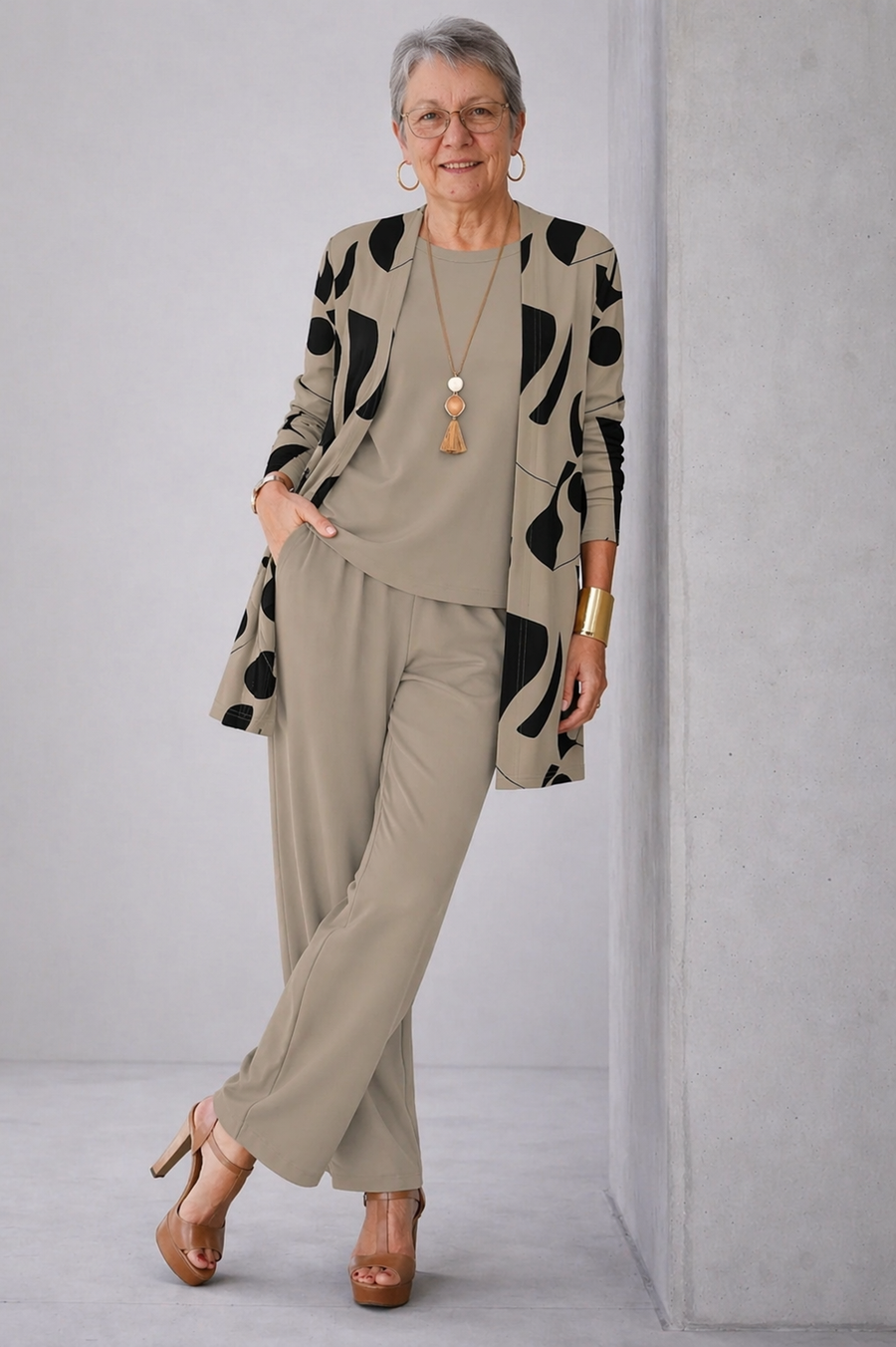 Serena™ | Completo Elegante Tre Pezzi Classico