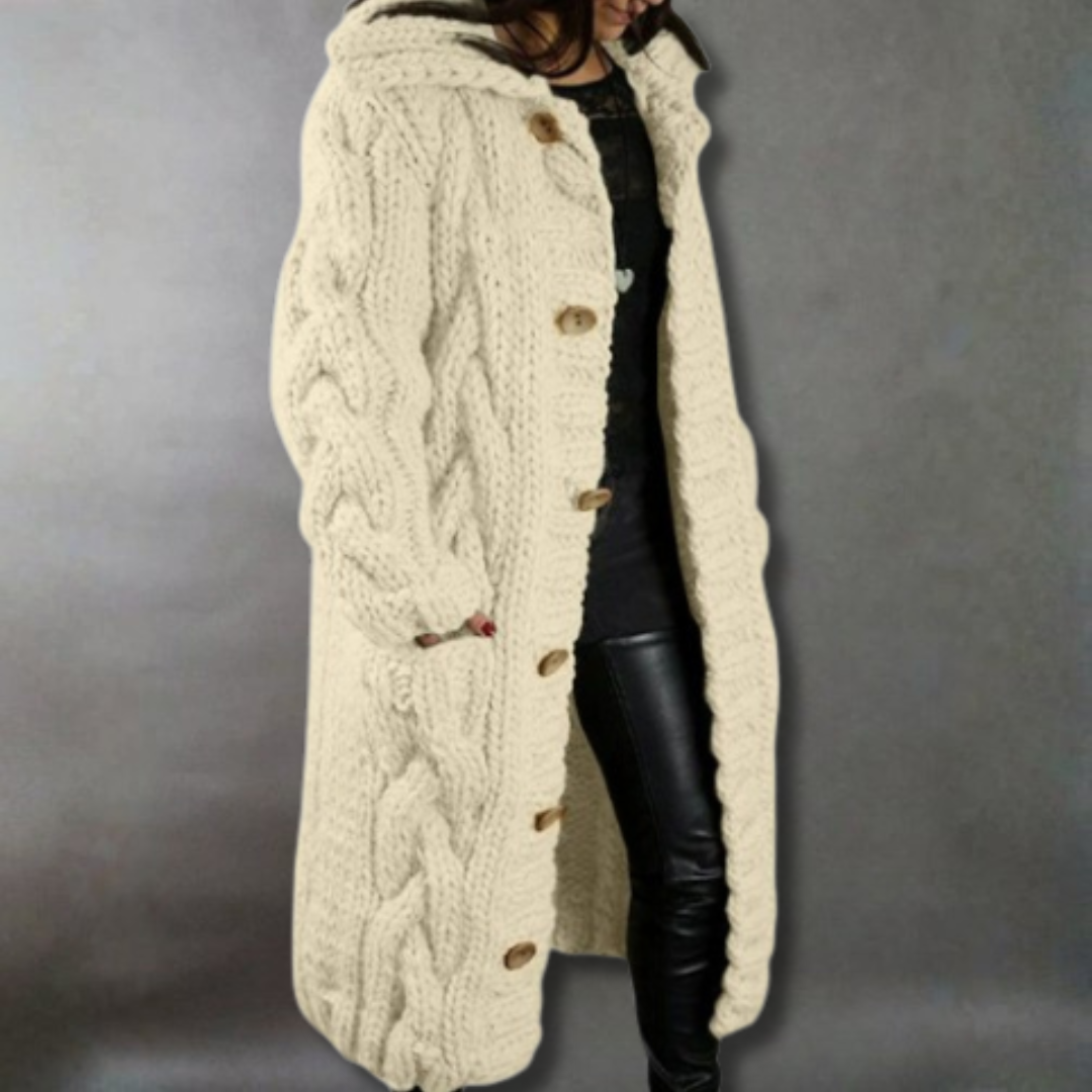 Patrizia™ | Cappotto Caldo ed Elegante con Copertura Addominale
