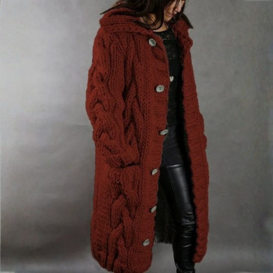 Patrizia™ | Cappotto Caldo ed Elegante con Copertura Addominale