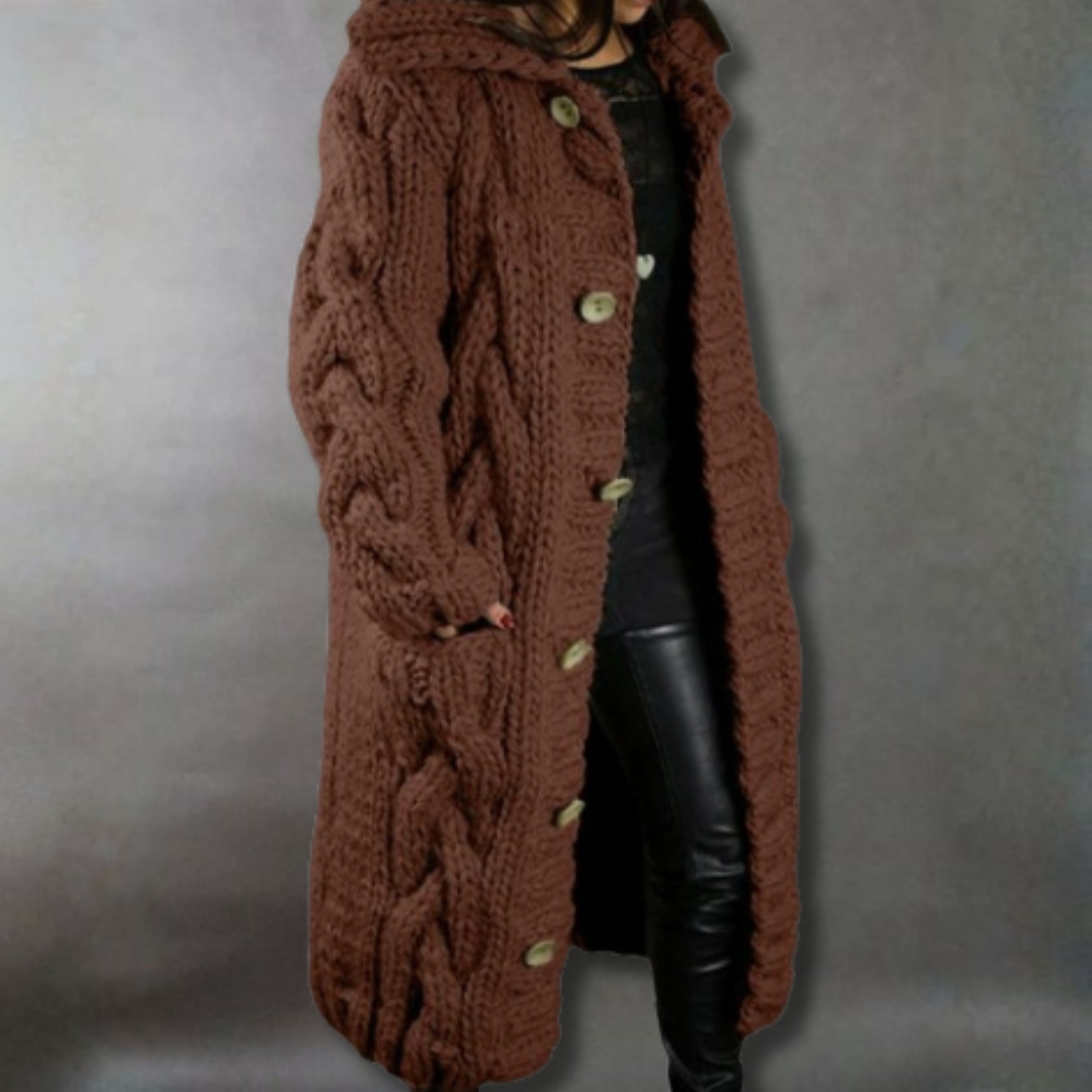 Patrizia™ | Cappotto Caldo ed Elegante con Copertura Addominale
