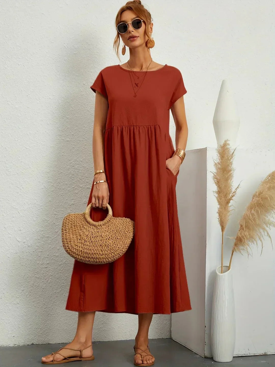 Bianca™ | Abito Midi Raffinato