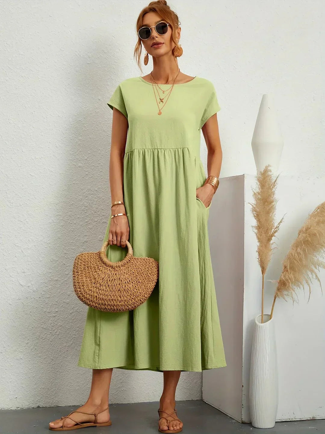 Bianca™ | Abito Midi Raffinato