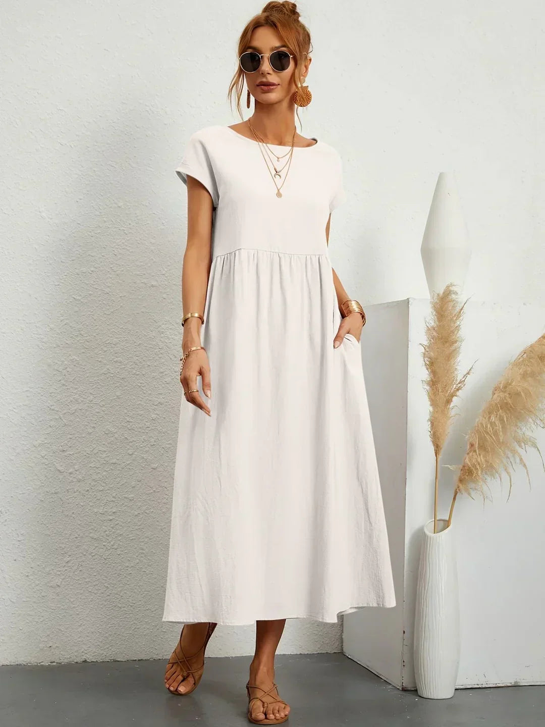 Bianca™ | Abito Midi Raffinato
