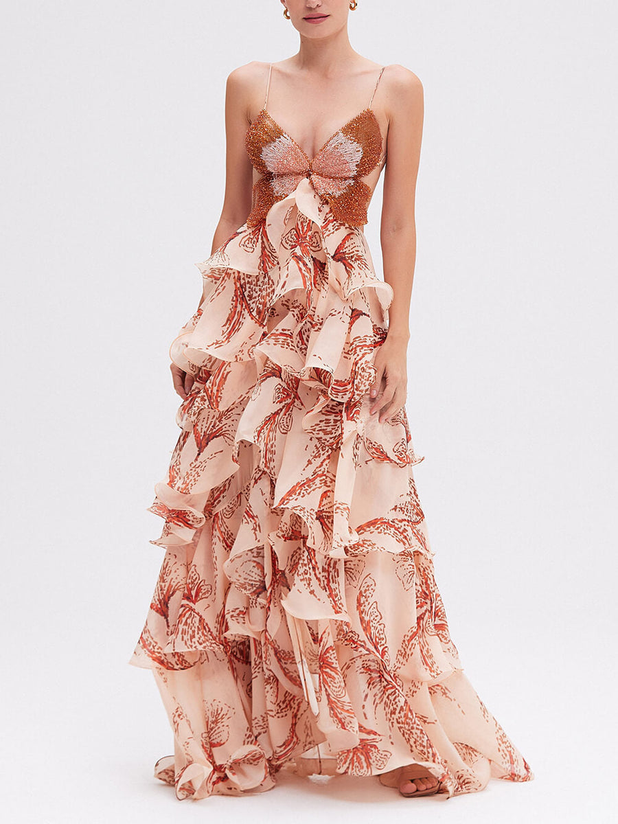 Abito Maxi Papillon Signature