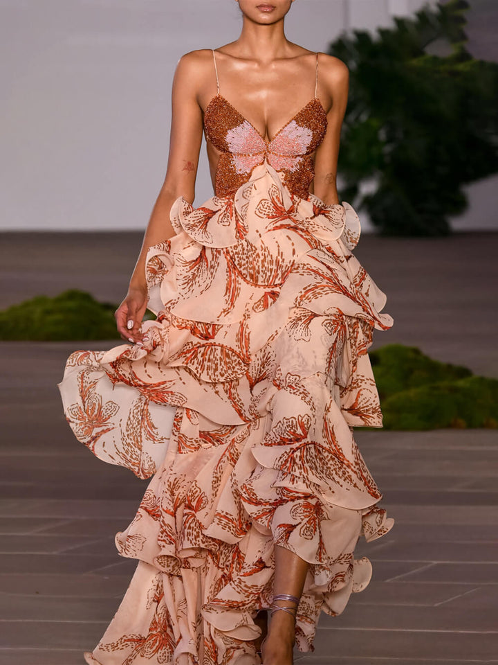 Abito Maxi Papillon Signature