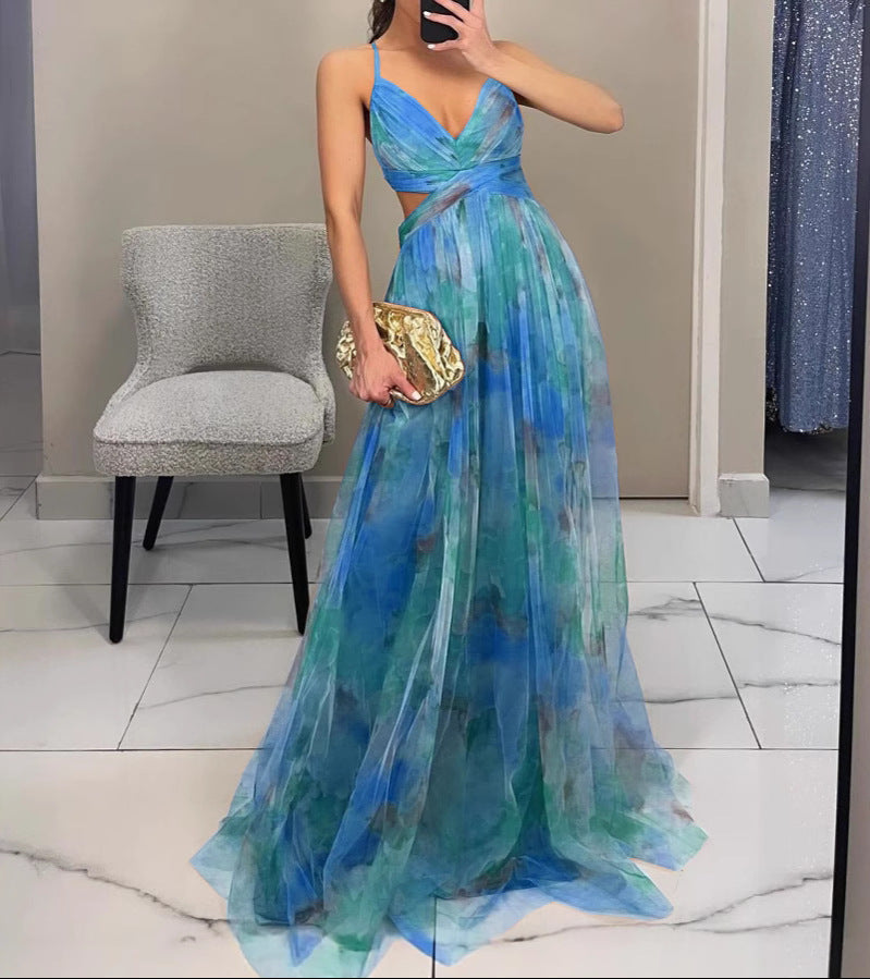 Abito Maxi Eleganza Floreale