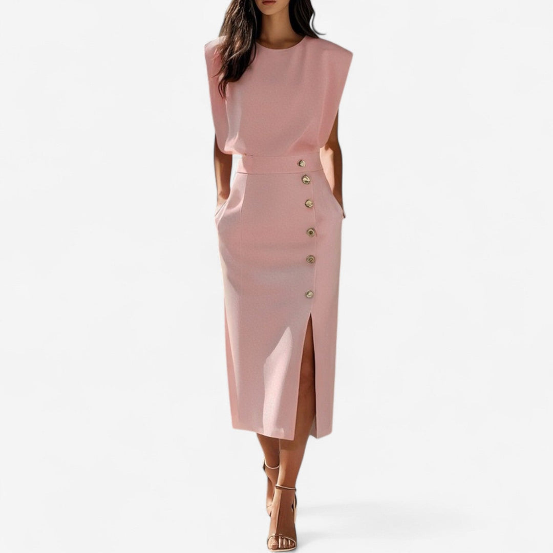 Stéphanie™ Tuta strutturata chic